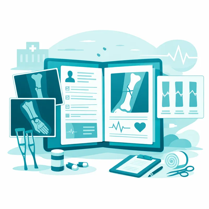 Expediente clínico digital especializado para traumatología con almacenamiento de imágenes radiográficas